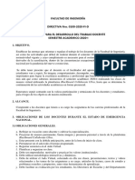 DIRECTIVA No 0100-2020-FI-D Semestre 2020-I PDF