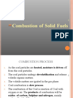 Bustion of Solid Fuels