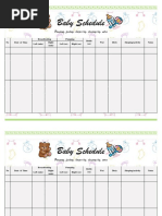 FREE Printable Breastfeeding Log | PDF