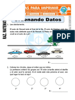 Ficha de Ordenar Datos para Segundo de Primaria PDF