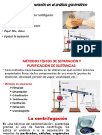 Ensayos de Separación en El Análisis Gravimétrico