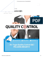 √ 8+ Tugas Quality Control (QC) _ PELUANG BESAR !!!