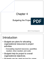 Budgeting The Project