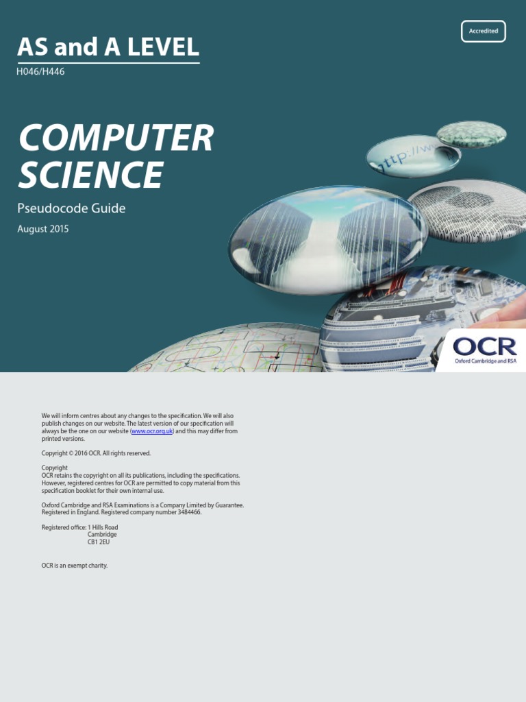 As and A Level: Computer Science | PDF | Subroutine | Constructor ... image.