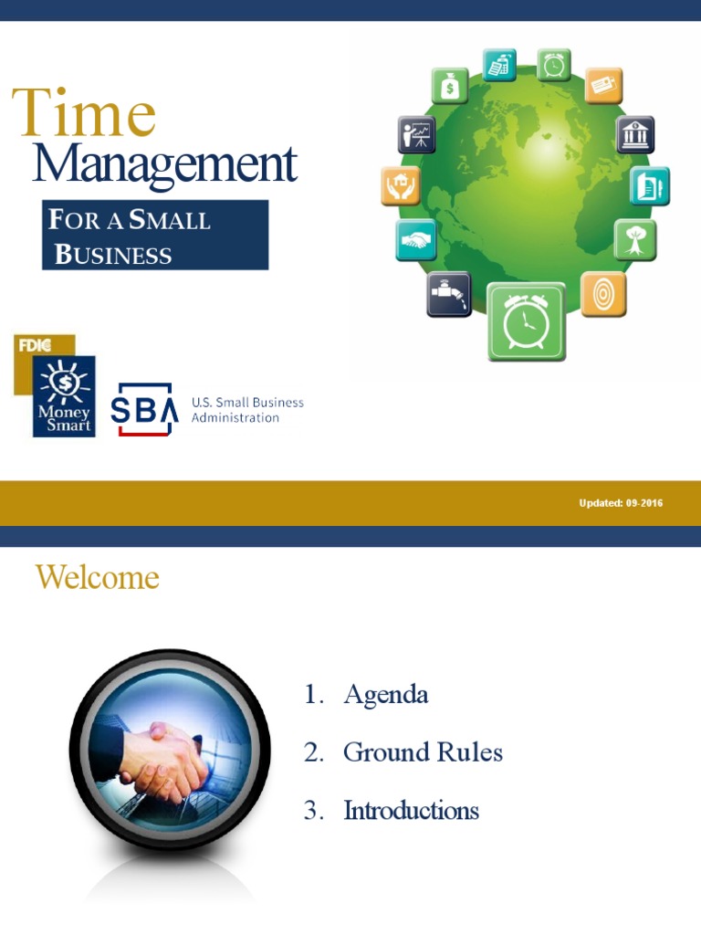 Time Management Slides Free Download