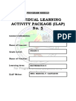 Individual Learning Activity Package (Ilap) No. 5: Program Shield