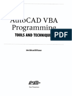 Autocad Vba Programming: Tools and Techniques