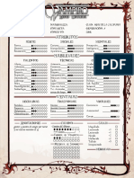 Ficha de Personaje Editable PDF