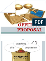 C 7,8 Offer or Proposal