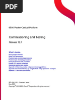 6500 Packet-Optical Platform Commissioning and Testing