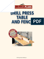 DRILL PRESS TABLE AND FENCE - Woodsmith Shop
