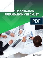 Salary Negotiation Preparation Checklist