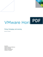 VMware View Pricing Licensing and Upgrading White Paper
