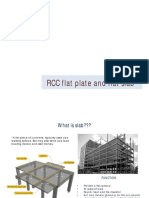 RCC flat plate and flat slab construction details