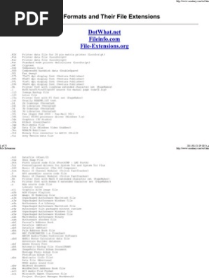 File Extensions Pdf Computer File Adobe Photoshop