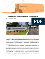 Inteligência, controle e organização no Brasil