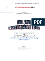 Model de Plan Propriu de SSM Subcontractori