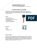 RF Capacitance Type Level Transmitter