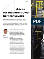 Gearless drives for medium-power belt conveyors