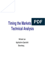 Timing The Markets With Technical Analysis: Michael Lee Applications Specialist Bloomberg