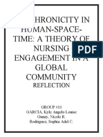 Synchronicity in Human-Space-Time: A Theory of Nursing Engagement in A Global Community