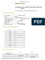 Grammar Exercises - Simple Past Tense