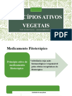 Princípios ativos vegetais: substâncias responsáveis pelos efeitos terapêuticos dos fitoterápicos