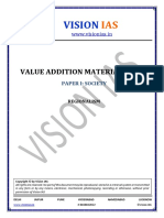 GS 1 Regionalism Vision Ias Value Addition Material PDF