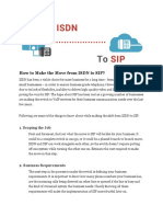 How To Make The Move From ISDN To SIP