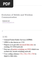 1 - 2 Evolution - 2 - 5G - GPRS