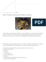 FoodIdeas: How To Make: Homemade Filipino Sardines PDF