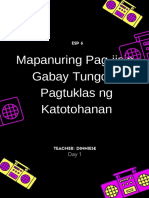 Mapanuring Pag-Iisip, Gabay Tungo Sa Pagtuklas NG Katotohanan