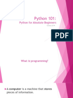 Python For Absolute Beginners