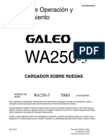 WA 250-5          (70001 AND UP ESPAÑOL)