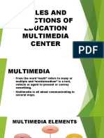 Lesson 11-ROLES AND FUNCTIONS OF EDUCATION MULTIMEDIA CENTER