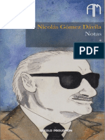 Nicolás Gómez Dávila - Notas, Vol 1