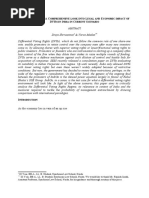 T DVR R: A C L E DVR I C S: HE Egime Omprehensive Look Into Egal AND Conomic Impact OF S IN Ndia IN Urrent Cenario