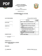 Compressibility of Soil: Cagayan de Oro City CE 14 Foundation Engineering Exercise No. 01