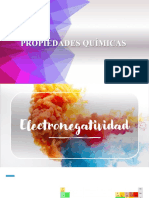 Propiedades Químicas - Electronegatividad - Enlaces.