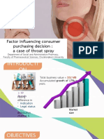 Factor Influencing Consumer Purchasing Decision: A Case of Throat Spray