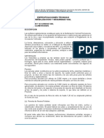 1.10.1.3 Especificaciones Técnicas - Señalizaciones y Seguridad Vial