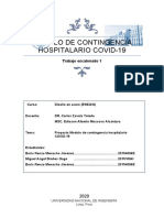 Diseño estructural módulo COVID