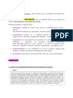 5 Tipos de Textos: Narrativos, Descriptivos, Expositivos, Argumentativos y Dialogados