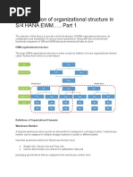 Configuration of Organizational Structure in S4 HANA