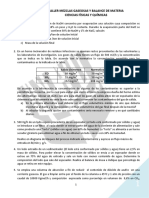 Mezclas gaseosas y balance de materia en procesos de tratamiento de aguas