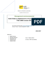 Outil D'aide Au Déploiement Et D'autodiagnostic de l'ISO 14001 Version 2015