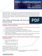 Fact Sheet - China's Fossil-Fueled Growth