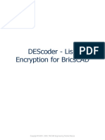 Descoder - Lisp Encryption For Bricscad