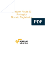 Amazon Route 53 Pricing For Domain Registration