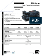 AB Series: Triplex Plunger Pump, Agriculture